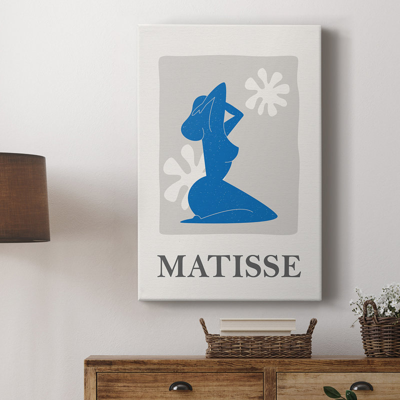 Matisse CCL XXI, reproduction d'art encadrée - Cavas, H 18 po x l 12 po