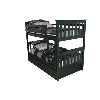 Lit superposé en bois massif Swainsboro par Zoomie Kids