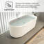67'' x 31'' Freestanding Soaking Acrylic Bathtub