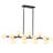 16 - Light Dimmable Bubble Glass Sputnik Modern Linear Chandelier-1811373343