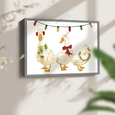 «Merry Quackmas II», reproduction encadrée