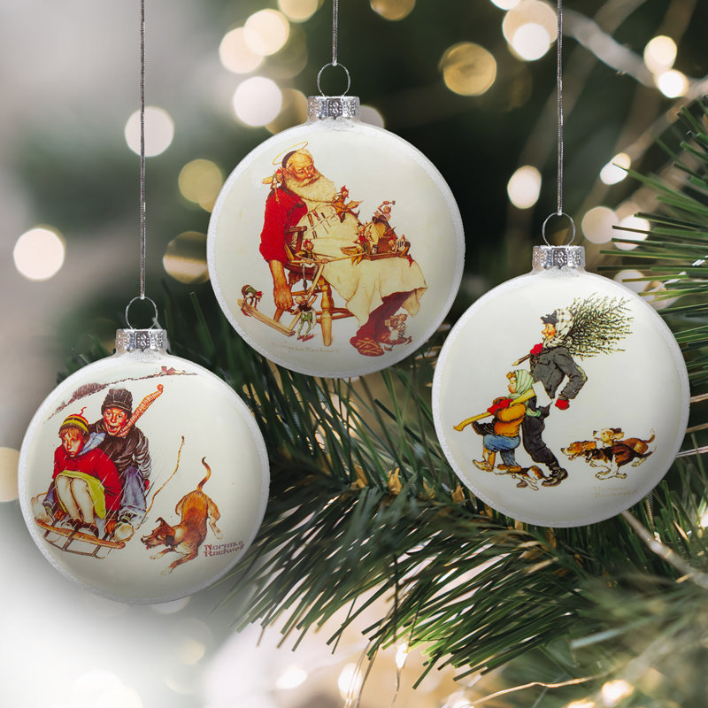 3'' Glass Ball Ornament