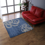 Glasscock HAND TUFTED WOOL ECO-FRIENDLY AREA RUGS - Blue & Beige Color | Contemporary Design | Area rugs for Living room,Bedroom