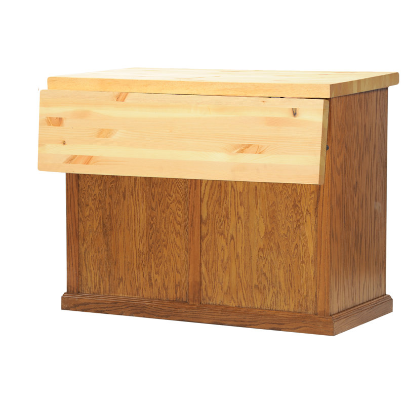 Solid Wood Kitchen Island, Medium