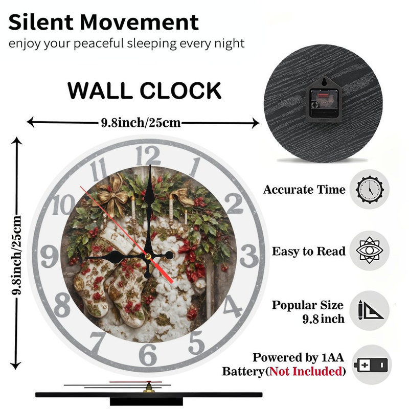 9.84" Wall Clock