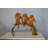 Three Wise Monkeys on a Tree Branch Statue