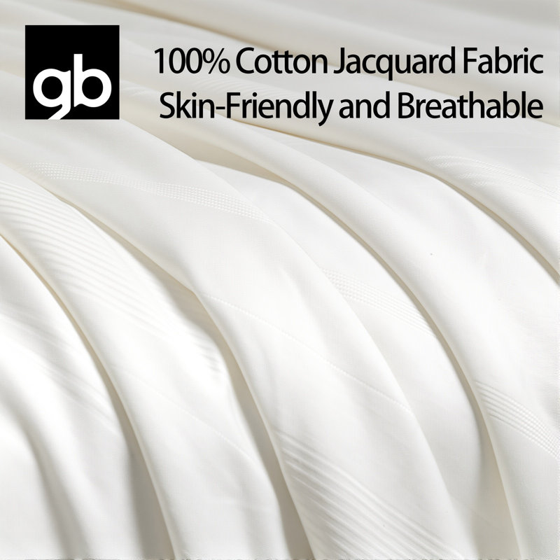 Courtepointe en soie de coton mûre pure gb, respirante et légère, rembourrage en soie double cocon, taille grand 200 x 150 cm, 400 g, blanc, confort toutes saisons