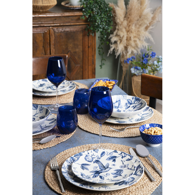 Colibri Piece Ceramic Dinnerware Set - Service for 4