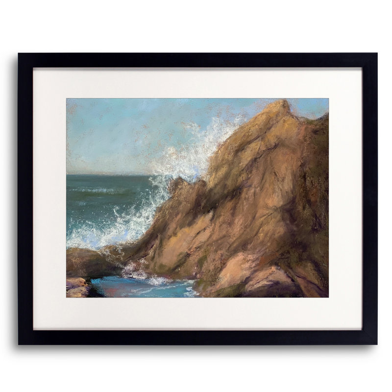 Crash Course Print by Dina Gardner, 21.25" H x 17.25" W x 0.875" D, Black Framed Paper