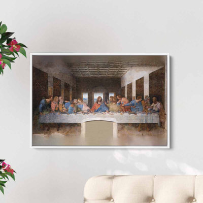 «Arshiya Brown Last Supper» par Leonardo Da Vinci, reproduction sur toile