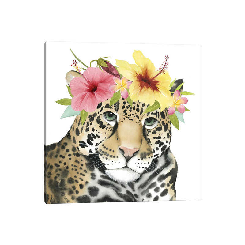Tropical Halo VI by Grace Popp - Wrapped Canvas Painting, 30.48 cm H x 30.48 cm W