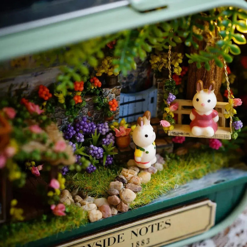 Wizardi Miniature Roombox Kit - Countryside notes