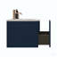 Meuble-lavabo mural rayé 30 po avec lavabo en céramique-1027988884