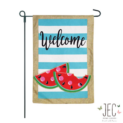 Double Sided 18'' H x 12.5'' W Garden Flag