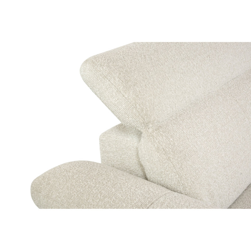 Canapé modulaire beige pour 5 personnes Boucle