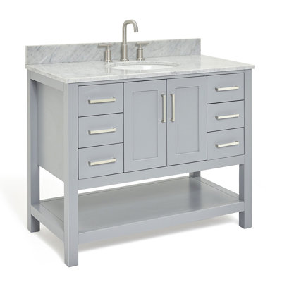 Magnolia Bath Vanity Rectangular Basin S061SCW2R