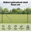 Hexagon Fence Grey Steel-958372928