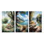 «Food Picnics Tranquil Retreat», ensemble de 3 pièces sur toile-507188400-507188398