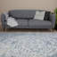 Carina Modern Washable Rugs in Blue | 6960-1882462104