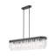 Hoisington 6-Light Linear Pendant with Hammered Water Glass-397833295
