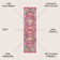 Brooklyn Geometric Medallion Red/Pink Rug