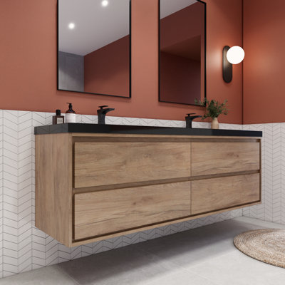 Ensemble de meuble-lavabo double 72 po Vickye
