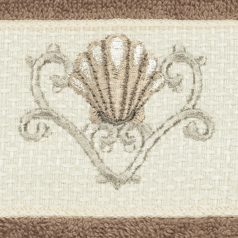 Bella Turkish Cotton Midweight Washcloth, Latte