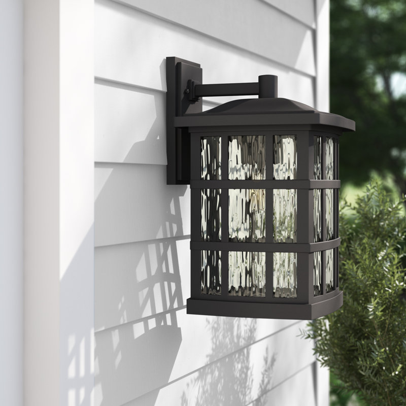 Cayman Steel Wall Light, Matte Black