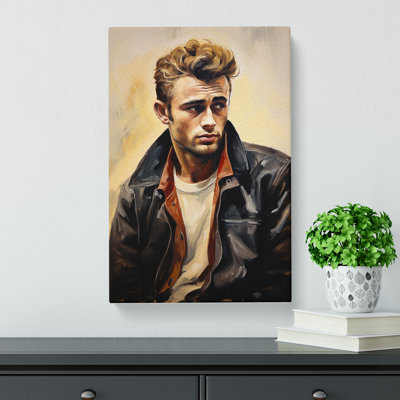 James Dean Informel - Wrapped Canvas