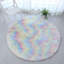 Tapis rond à poils longs Syrja-262927923