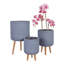 Ribbed Cylinder Planter with Feet-1753896811-1753896806