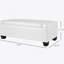 Banc rectangulaire, banc capitonné avec rangement