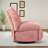 Wide Modern Style Accent Swivel And Rocker Recliner Chair-648765892-670688169