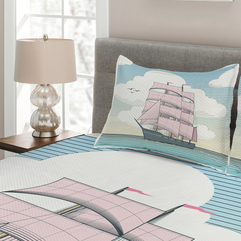 Coastal Polyester Coverlet