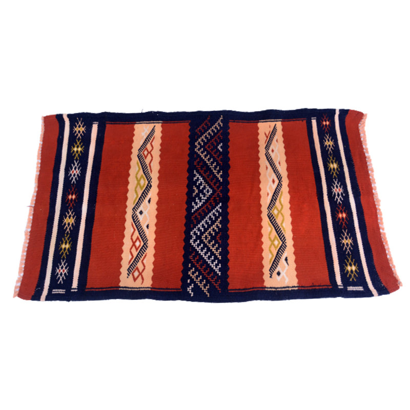 Burrows Geometric Hand Woven 75cm X 125cm Area Rug