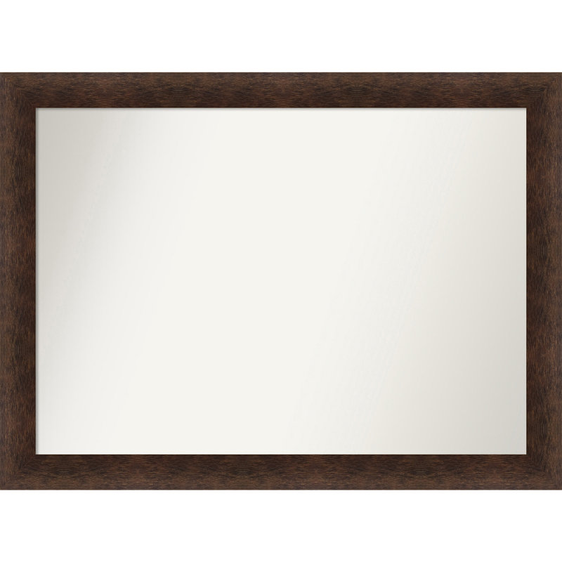 Hanvika Solid Wood Wall Mirror, 32" x 43", Rectangle