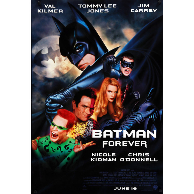Batman Forever, H 18 po x l 12 po