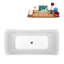 1579.9mm x 749.3mm Soaking Acrylic Bathtub-367936237