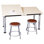 Diversified Spaces Draftsman ADA Classroom Adjustable (27.75-42”) Drawing Table, Durable Laminate Top 60" x 30"
