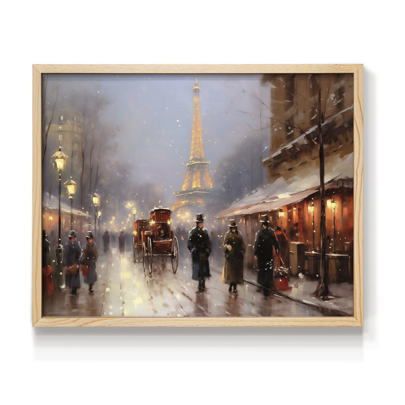 «Chirstmas Art» - CD XXVII - Reproduction encadrée - Restickable, Naturel, H 11 po x l 14 po