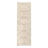 Dara Hand Knotted Wool Floral Area Rug in Ivory/Cream