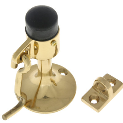 Solid Brass Cup Baseboard Stop