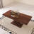 70.87" Multifunctional Extendable Rectangular Dining Table