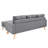Erra Upholstered L-Shaped Sectional Reversible