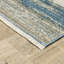 Brice Power-Loom recyclé P.E.T. Tapis rayé bleu / beige-1726731988