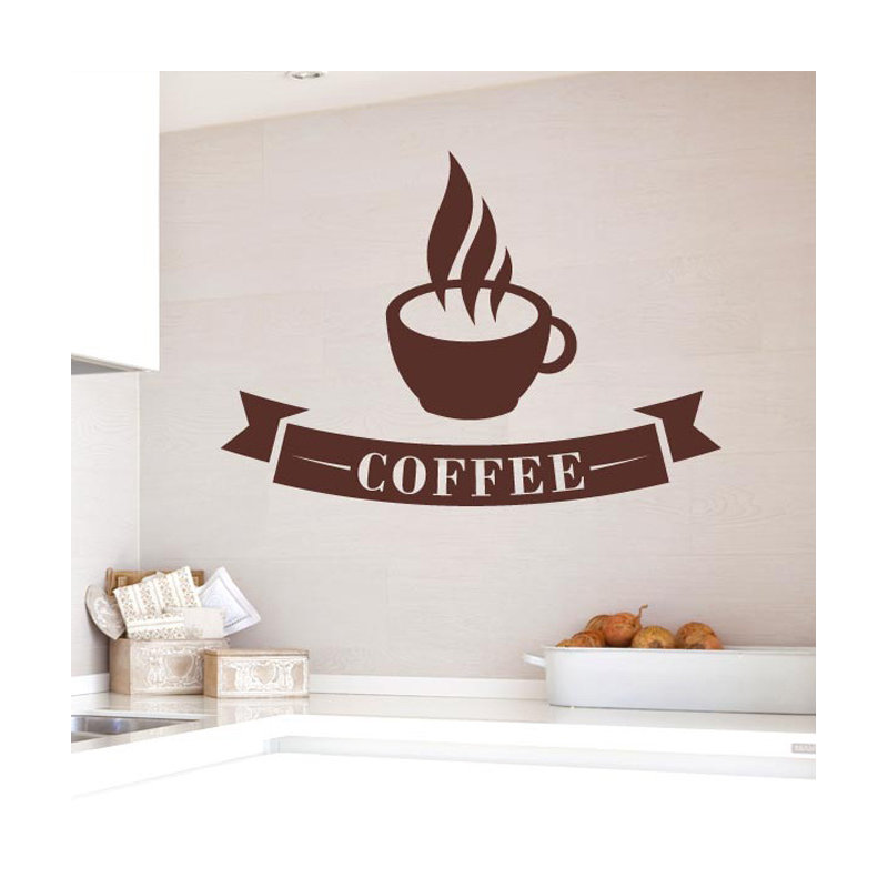 Food & Beverage Wall Decal, Medium, Brown