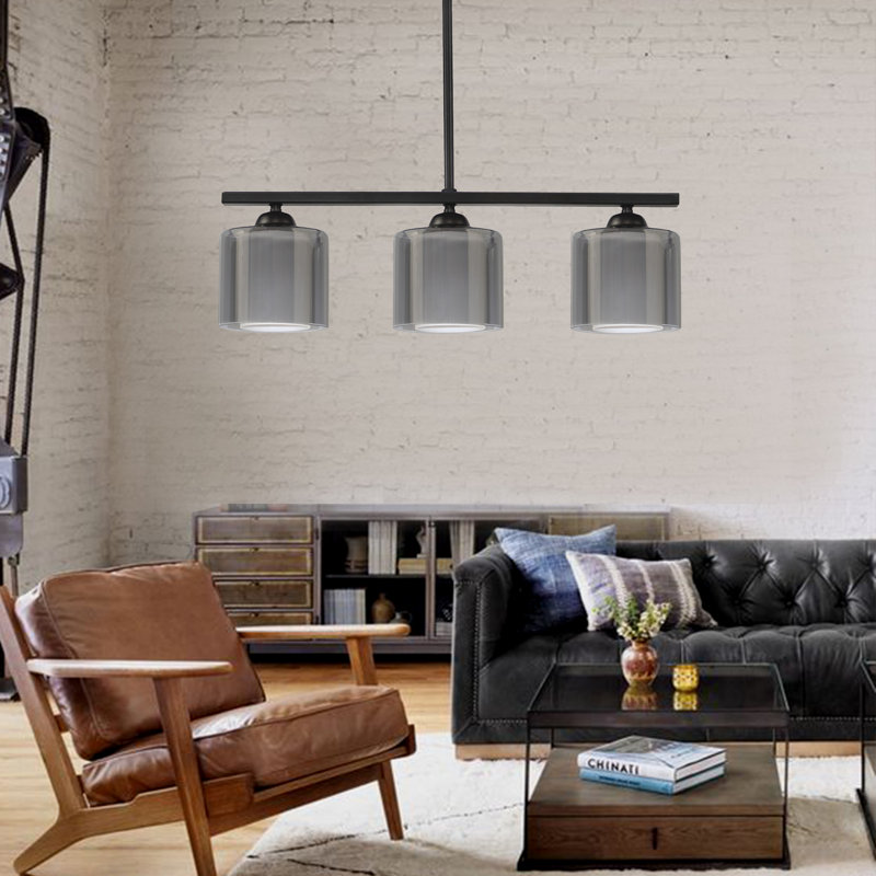 Aadham 3 - Light Pendant, Grey, Black