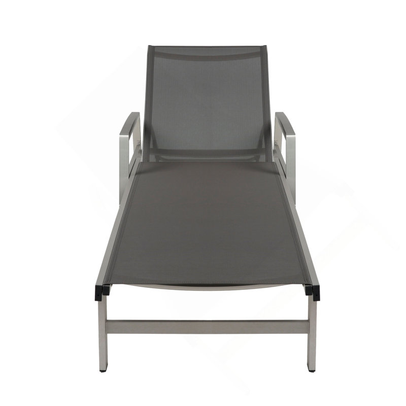 Chaise longue Oxton, Gris