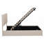 Lit plateforme tapissier avec système de rangement hydraulique-1758668404-1758668393