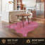 Tapis rose en peau de vache fait à la main DeMontfort